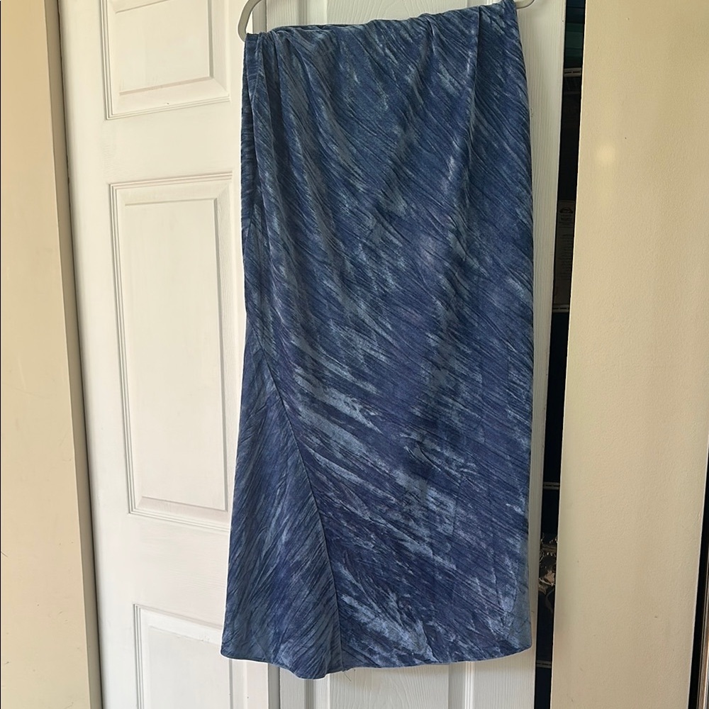Free people velvet maxi skirt